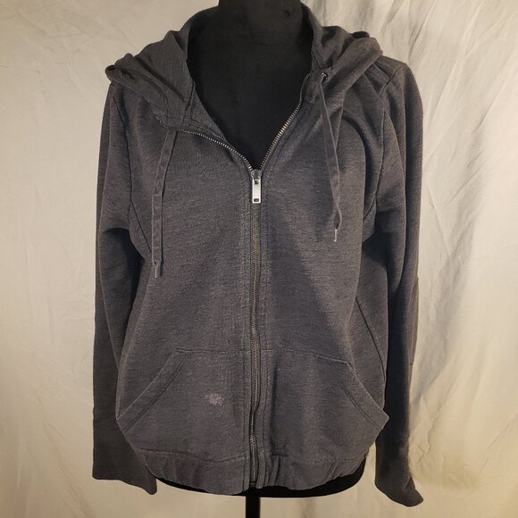 Banana Republic Dark Gray Zip-Up Hoodie - L - Picture 1 of 4